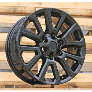 R17x7.5  6X139.7  ET  25  106.1  B1072  (H843F)  Black (BL)  For TOYOT  (K8)  (HYBRID FORGED)