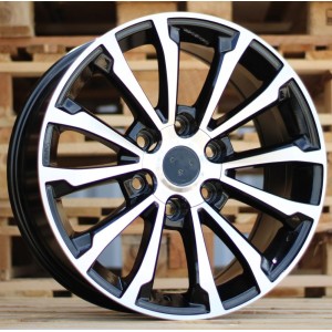 R17x7.5  6X139.7  ET  25  106.1  FBX075  Black Polished (MB)  For 4X4  (K3)  (HYBRID FORGED)