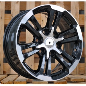 R17x7.5  6X139.7  ET  38  67.1  B1649  Black Polished (MB)  For 4X4  (K3)