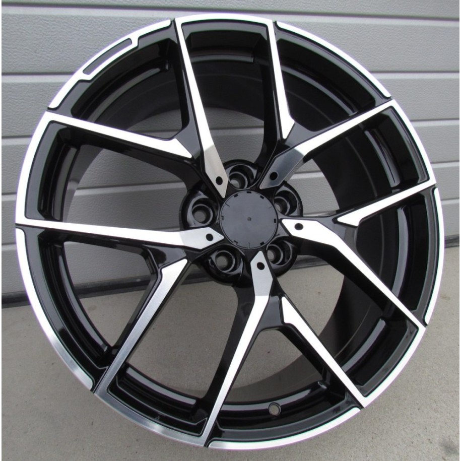 R17x8  5X112  ET  40  66.6  XE137  Black Polished (MB)  For MER  (P2)