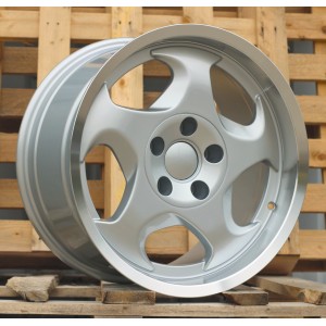 R17x8  5X120  ET  15  74.1  B2417  Silver+Polished Lip (SP)  For BMW  (Z1)  (Front Right)