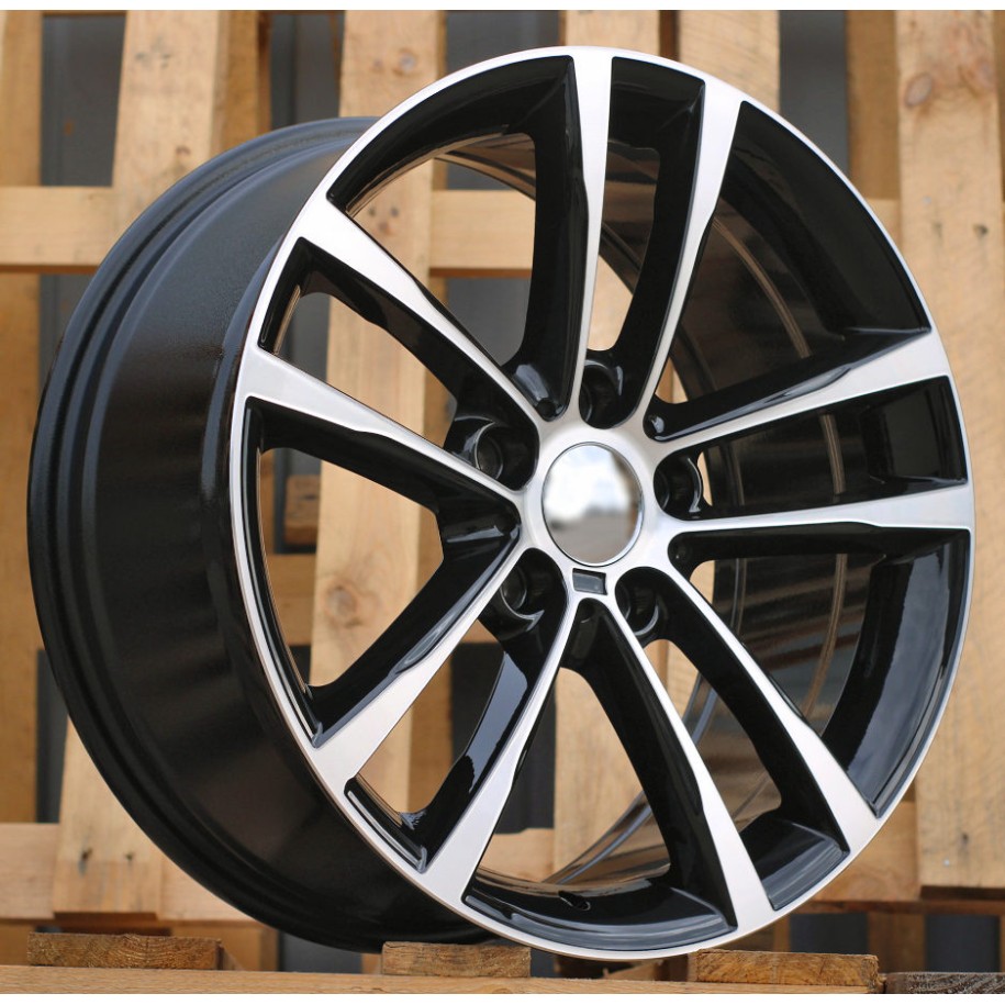 R17x8  5X120  ET  34  72.6  B5229  Black Polished (MB)  For BMW  (P2)