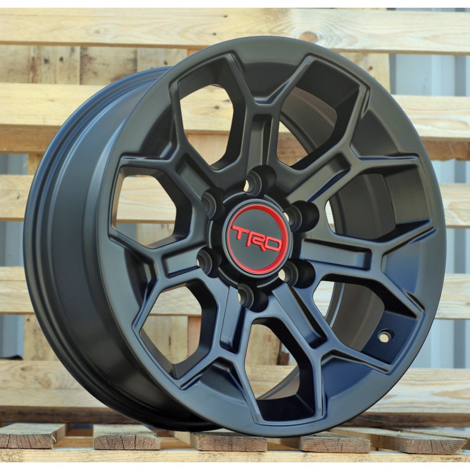 R17x8  6X139.7  ET  5  106.1  Y1203  Black Half Matt (BLHM)  For TOYOT  (R)