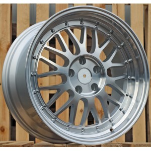 R17x8.5  5X120  ET  34  72.6  A1025  Machined Silver (MS)  For RACIN  (P)  (BBS Style)