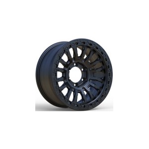 R17x8.5  5X127  ET  M6  78.1  FBX462  Black Half Matt (BLHM)  For 4X4  (Z6)  (HYBRID FORGED)