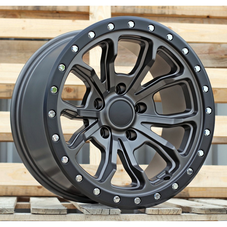 R17x8.5  5X127  ET  M12  71.5  H5073  Matt Gray + Black Lip (MGMBL)  For 4X4  (P2)