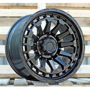 R17x9  5X127  ET  10  78.1  FBX464  Black Half Matt (BLHM)  For 4X4  (Z6)  (HYBRID FORGED)