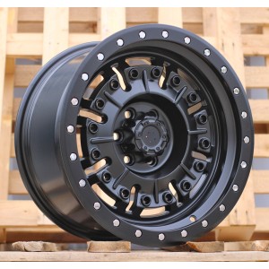 R17x9  6X114.3  ET  10  66.1  JT250  Black Polished (MB)  For 4X4  (K3)