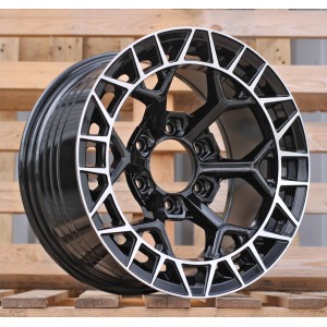 R17x9  6X139.7  ET  0  110.1  FBX229  Black Polished (MB)  For 4X4  (M)  (HYBRID FORGED)