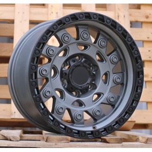 R17x9  6X139.7  ET  0  110.1  H974D  Gun Metal+Matt Lip (GMML)  For 4X4  (Z5)  (FUEL Style)