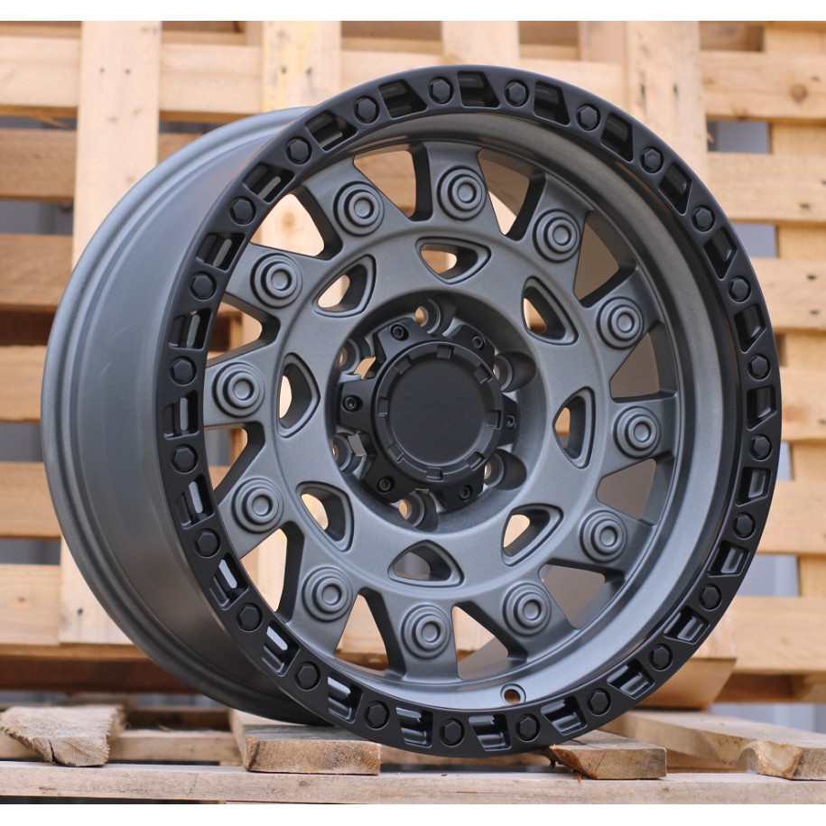 R17x9  6X139.7  ET  0  110.1  H974D  Gun Metal+Matt Lip (GMML)  For 4X4  (Z5)  (FUEL Style)