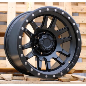 R17x9  6X139.7  ET  0  110.1  JT243  Black Polished (MB)  For 4X4  (K3)