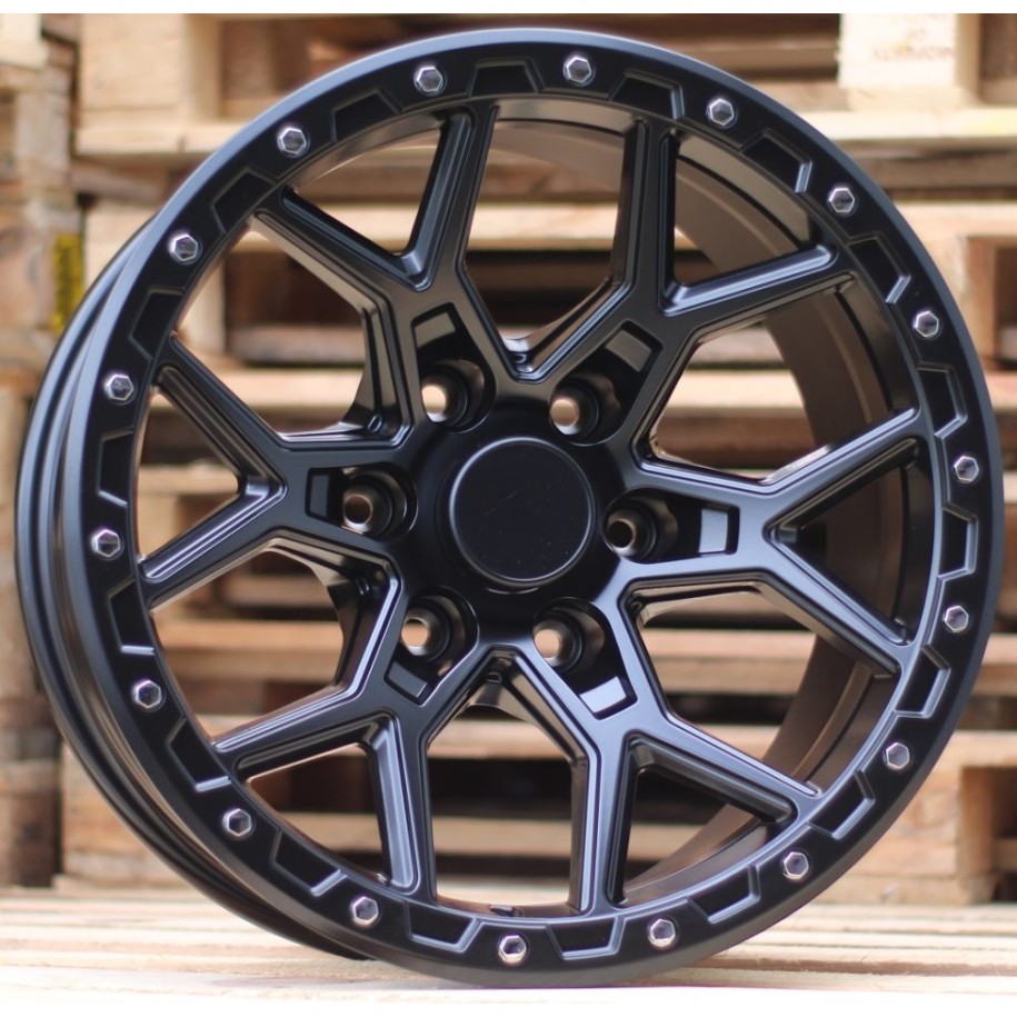 R17x9  6X139.7  ET  M12  110.1  B1536  Black Half Matt (BLHM)  For 4X4  (M)