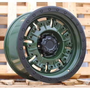 R17x9  6X139.7  ET  0  110.1  JT250  Olive Green+Black Lip (OGBLP)  For 4X4  (K3)