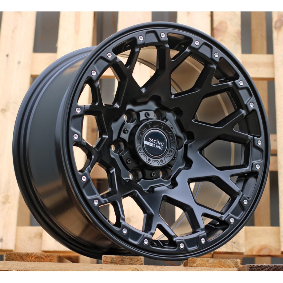 R17x9  6X139.7  ET  M6  87.1  B1108  Black Half Matt (BLHM)  For 4X4  (R)