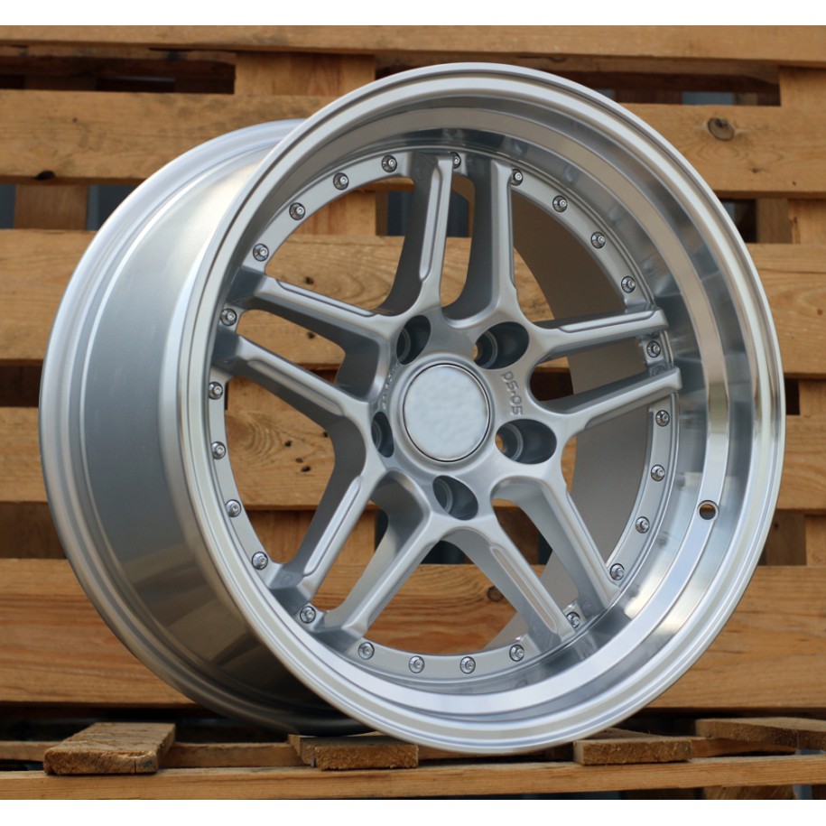 R17x9.5  5X120  ET  25  72.6  A5863  Silver+Polished Lip (SP)  For BMW  (P)  (Only Rear+Front)