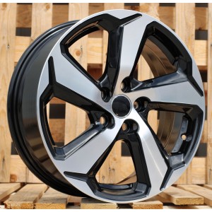 R18x7  5X114.3  ET  35  60.1  B1013  Black Polished (MB)  For TOYOT  (P+K4+Z4)  (Rav4)