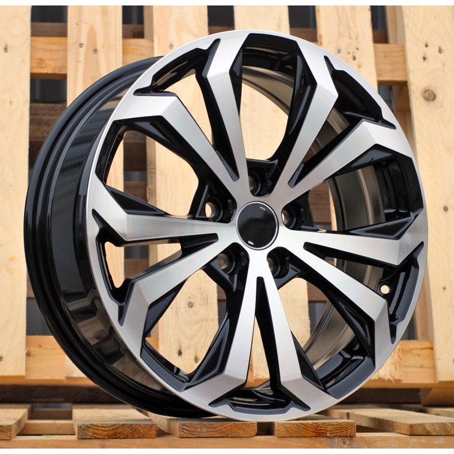 R18x7  5X114.3  ET  35  60.1  Y1133  (FBX247)  Black Polished (MB)  For TOYOT  (Z7)  (HYBRID FORGED New RAV-4)