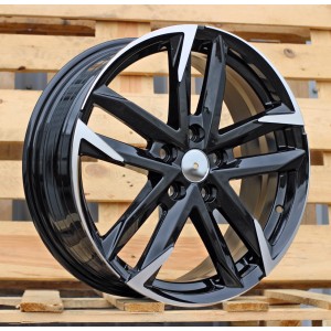 R18x7  5X114.3  ET  50  60.1  SF501  Black Polished (MB)  For TOYOT  (K7+Z7)  (HYBRID FORGED)