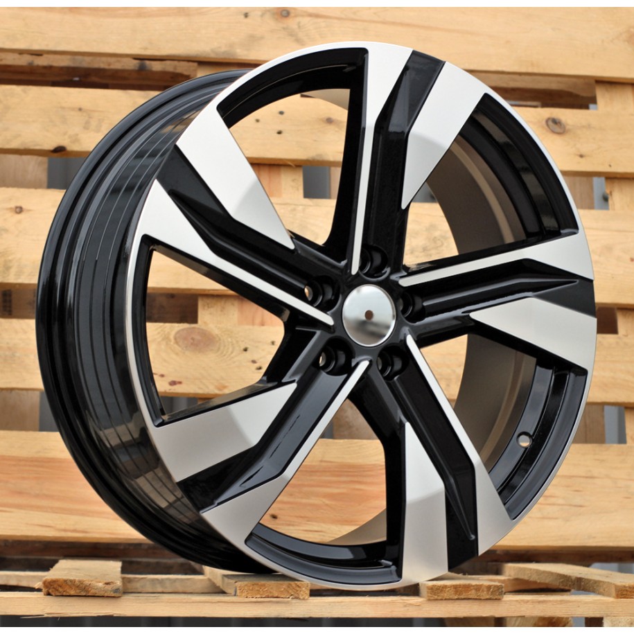 R18x7.5  5X108  ET  50.5  63.4  SF502  Black Polished (MB)  For VOLVO  (Z7)  (HYBRID FORGED)