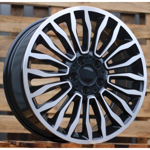 R18x7.5  5X112  ET  52  66.5  B1490  Black Polished (MB)  For MER  (Z1)  ((max 980kg)(V-Class/Vito))