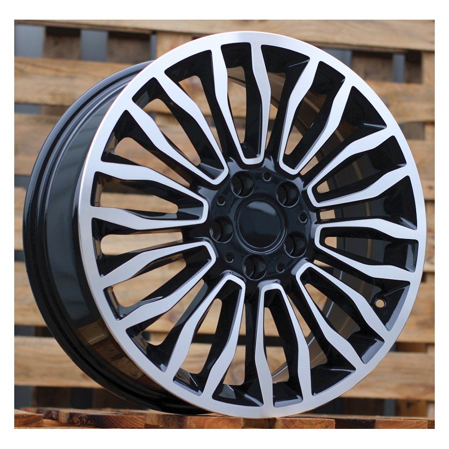 R18x7.5  5X112  ET  52  66.5  B1490  Black Polished (MB)  For MER  (Z1)  ((max 980kg)(V-Class/Vito))