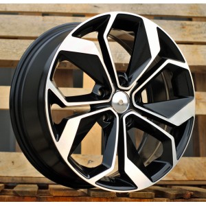 R18x7.5  5X114.3  ET  40  66.1  B5168  Black Polished (MB)  For RENAU  (P)