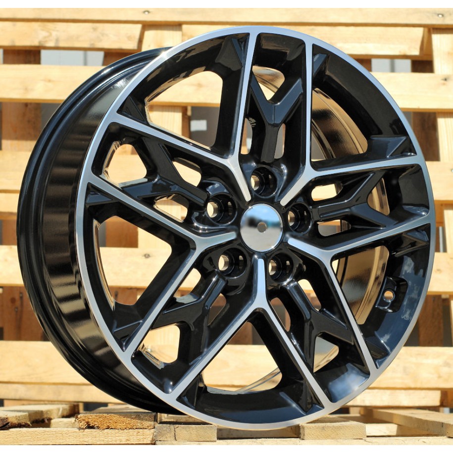 R18x7.5  5X114.3  ET  48  67.1  B5567  Black Polished (MB)  For KIA  (R)
