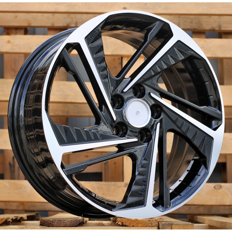 R18x7.5  5X114.3  ET  50.5  67.1  A5895  Black Polished (MB)  For HYUND  (P)