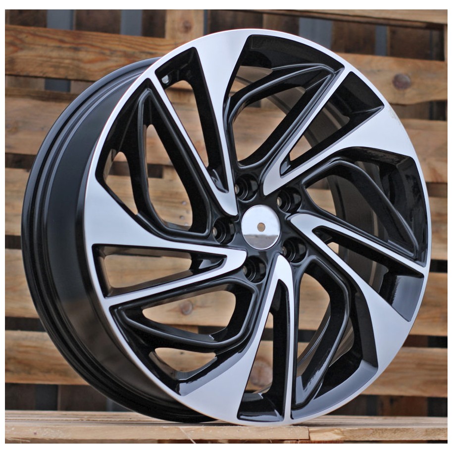 R18x7.5  5X114.3  ET  51  67.1  B5518  Black Polished (MB)  For HYUND  (R+P+K4+Z4)