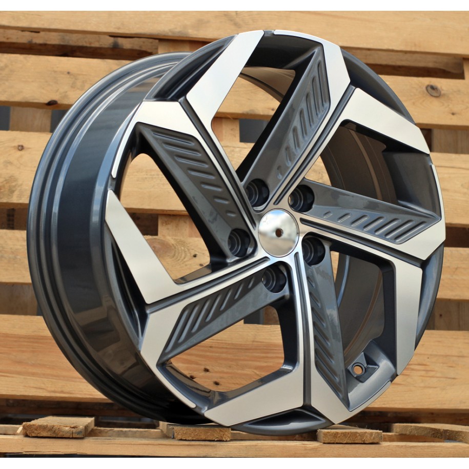 R18x7.5  5X114.3  ET  51  67.1  D1926  (BK1224)  Grey Polished (MG)  For HYUND  (P)  (NEW MODEL)