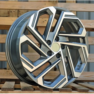 R18x7.5  5X114.3  ET  51  67.1  FBX345  Grey Polished (MG)  For HYUND  (Z6)  (HYBRID FORGED)