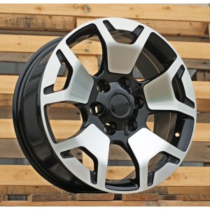 R18x7.5  6X139.7  ET  25  106  B1460  Black Polished (MB)  For TOYOT  (Z2)  ((AKC 95 Eur))