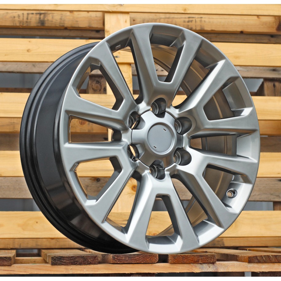 R18x7.5  6X139.7  ET  25  106.1  B1072  (BK5881)  Hyper Black (HB)  For TOYOT  (K2)