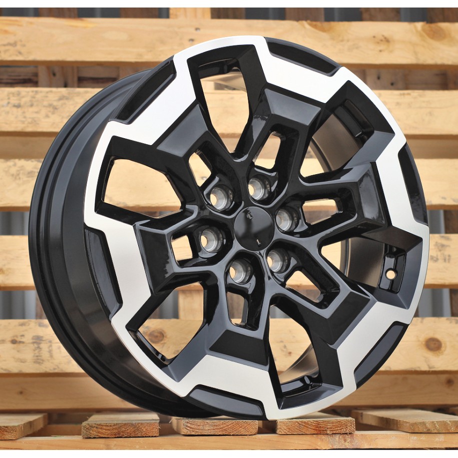 R18x7.5  6X114.3  ET  30  66.1  L2279  Black Polished (MB)  For 4X4  (K3)