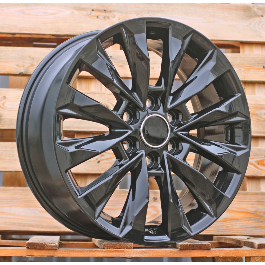 R18x7.5  6X139.7  ET  60  95.1  Y0185  Black (BL)  For TOYOT  (Z4)