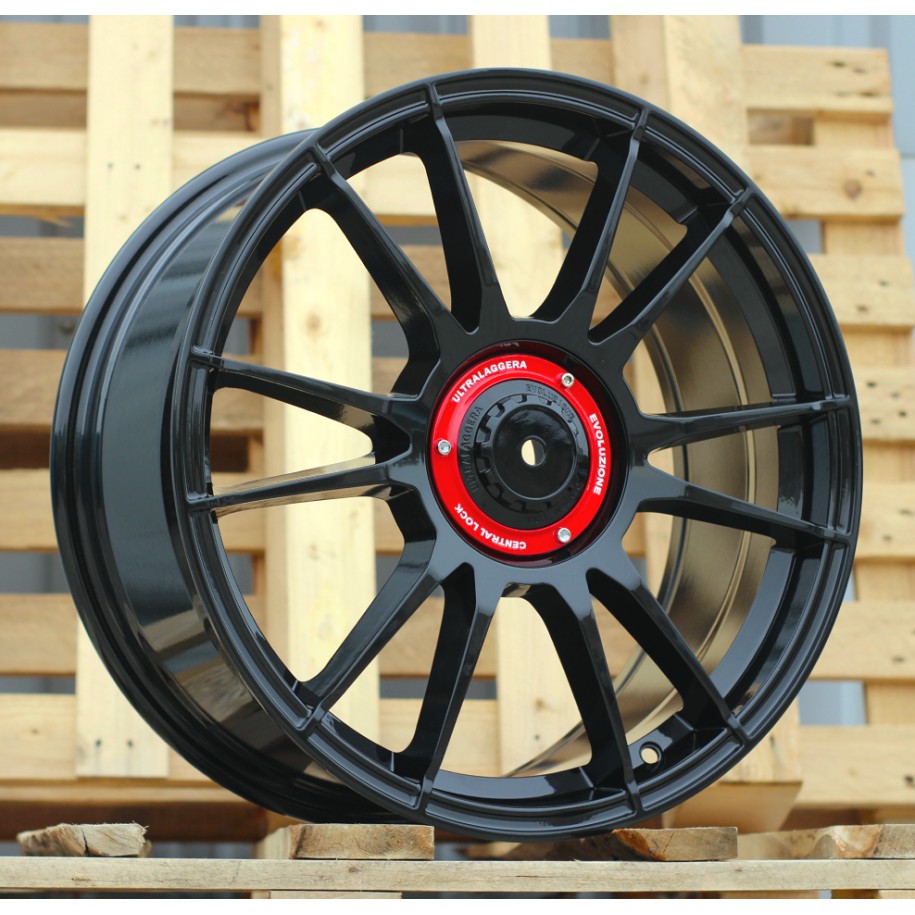 R18x8  10X108/114.3  ET  40  67.1  F8713  Black (BL)  For RACIN  (Z7)  (HYBRID FORGED OZ Style)