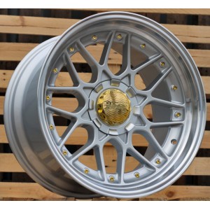 R18x8  10X120/112  ET  30  72.6  HX025  (HX025)  Silver+Polished Lip (SP)  For HAXER  (P)  (Rear+Front)