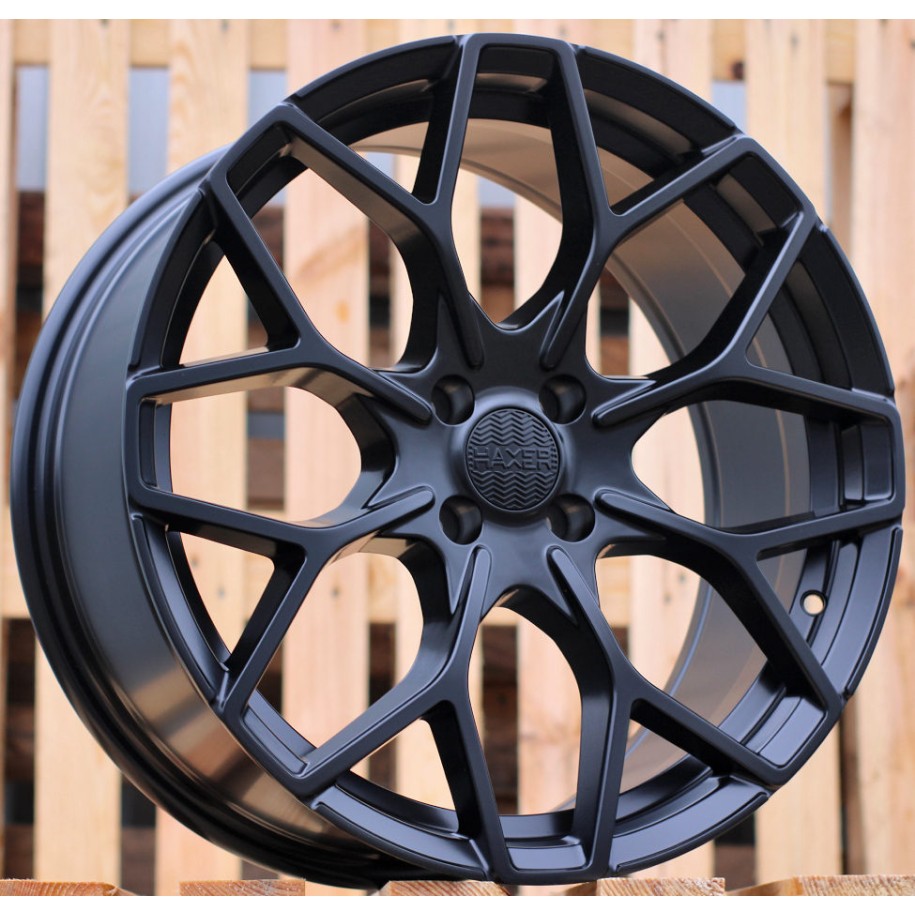 R18x8  4X100  ET  30  60.1  B1449  Black Half Matt (BLHM)  For SMART  (P+P2)  ((AKC 60 Eur) HAXER Front+Rear)