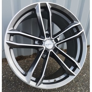 R18x8  5X100  ET  40  73.1  D5276  Grey Polished (MG)  For RACIN  (K4)  ((AKC 85 Eur) Style PDW)