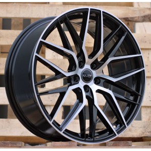 R18x8  5X108  ET  40  67.1  HX035  (B5902)  Black Polished (MB)  For HAXER  (P+K4)