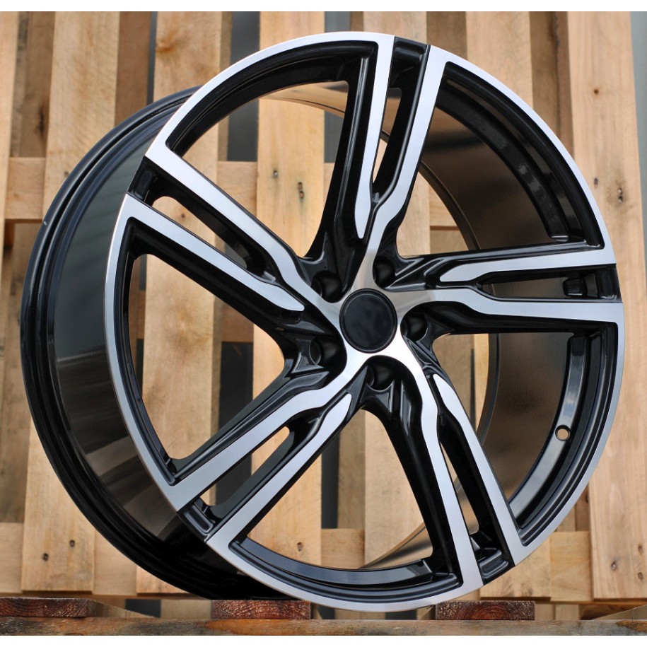 R18x8  5X108  ET  42  63.3  FE161  (BK5399)  Black Polished (MB)  For VOLVO  (K4+K2)