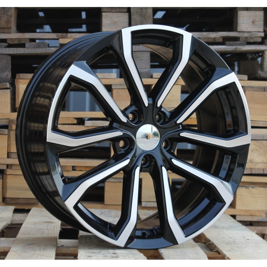 R18x8  5X108  ET  49  67.1  V515  (FE133/V515)  Black Polished (MB)  For VOLVO  (P2+R)