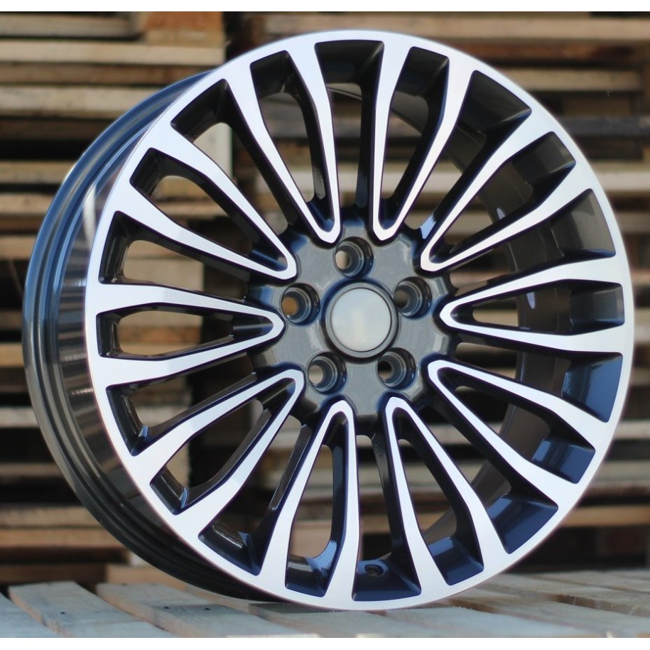 R18x8  5X108  ET  50  63.4  A1340  (INS0181)  Grey Polished (MG)  For FORD  (K7)