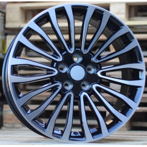R18x8  5X108  ET  50  63.4  A1340  (INS0181)  Black Polished (MB)  For FORD  (Z3)