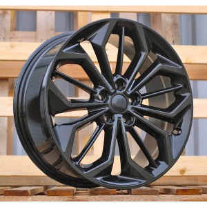 R18x8  5X108  ET  55  63.3  FE187  (FBX216)  Black (BL)  For FORD  (K8)  (HYBRID FORGED)