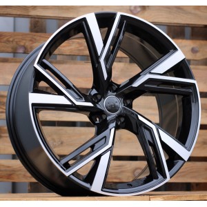 R18x8  5X112  ET  30  66.5  B1571  (IND5452)  Black Polished (MB)  For AUD  (K7+Z5+Z3)