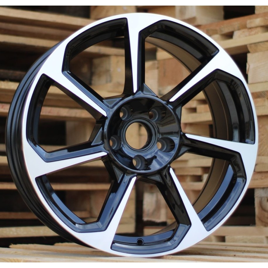 R18x8  5X112  ET  34  57.1  B5213  (A7052)  Black Polished (MB)  For AUD  (P)