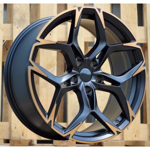 R18x8  5X112  ET  40  57.1  I5572  (FBX220)  Black Polished Half Matt Cooper (MBHMC)  For CUPRA  (Z7+M+P2+Z6)  (HYBRID FORGED)