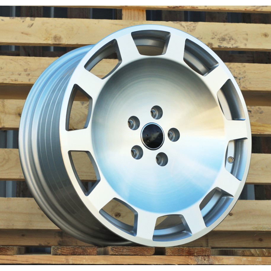 R18x8  5X112  ET  40  57.1  IN3613F  Machined Silver (MS)  For AUD  (M)  (HYBRID FORGED)